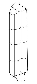 JX6Z18C267A - : Plenum Cover for Ford: Bronco Sport, Escape, Maverick, Mustang Mach-E | Lincoln: Corsair, Nautilus Image