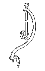 7356060183C0 - Electrical: Belt &amp; Retractor for Toyota Image
