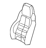 88994111 - : Seat Back Cover for Chevrolet: Corvette Image