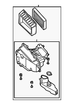 165005Y700 - : Air Cleaner Assembly for Nissan Image