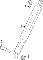 PC3Z18125U - : Shock Absorber for Ford: F-450 Super Duty Image