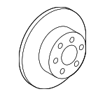 D32061PA1CNW - : Value Advantage™ ROTOR-DISC BRAKE,REAR for Nissan: NV1500, NV2500, NV3500 Image