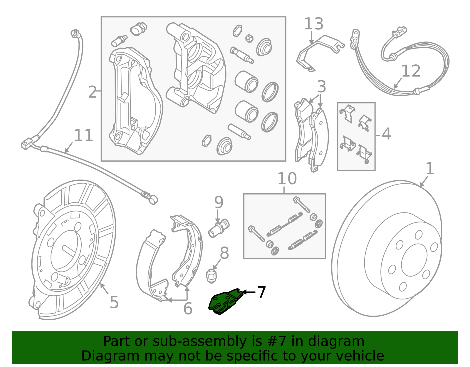 2012-2024 Nissan Parking Brake Lever 44041-1PA1C | OEM Parts Online