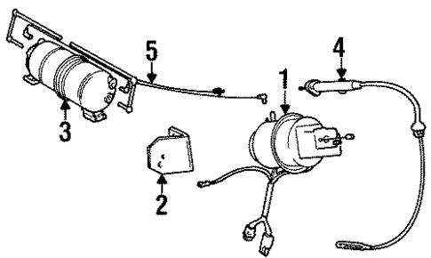 Cruise Control System for 1988 Jeep Cherokee #1