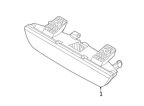 High Mounted Stop Lamp for 2014 Kia Forte Koup #0