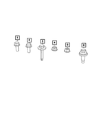 6506080AA - Electrical: Hex Head Screw for Mopar Image