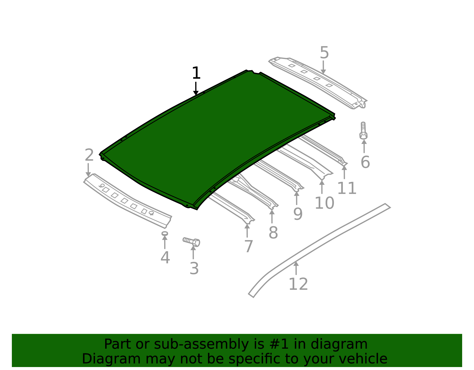 2006-2007 Nissan Murano Roof Panel G3112-CC2MB | OEM Parts Online