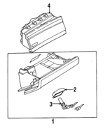 8A18803028RZ - Body: Glove Box Assembly for Audi Image