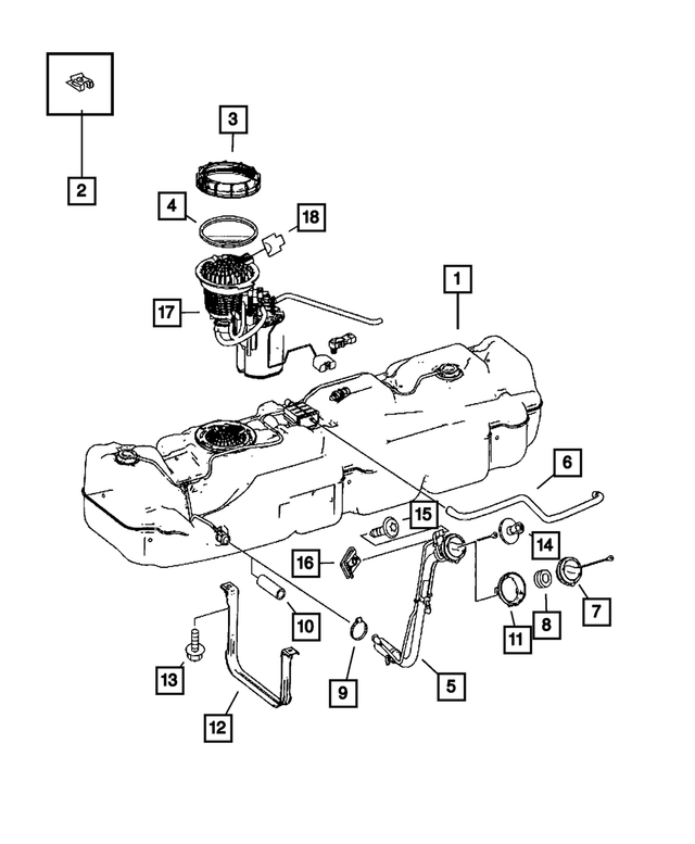 68017089AA - Fuel: Seal for Mopar Image