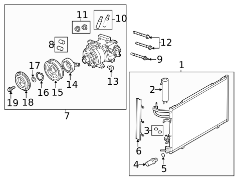 A/C Accumulator/Receiver Drier for 2012 Ford Fiesta #0