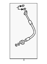 J9C1794 - HVAC: AC Hose for Jaguar: E-Pace Image
