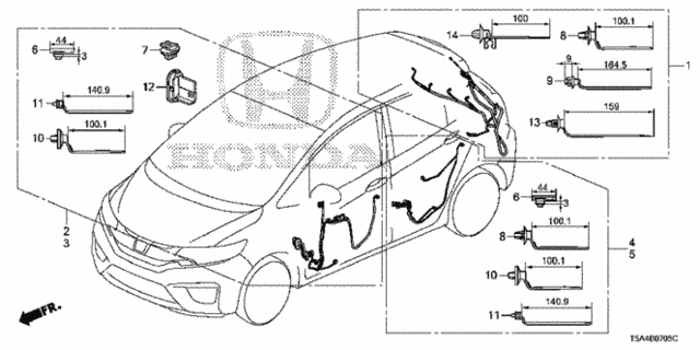 Wire Harness (6) for 2016 Honda Fit #0