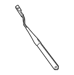 99162812103 - Body: Wiper Arm for Porsche: 718 Boxster, 718 Cayman, 718 Spyder, 911, Boxster, Cayman Image