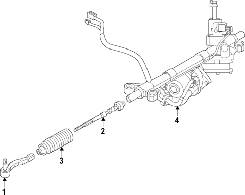 Steering Gear & Linkage for 2019 Subaru Outback #1