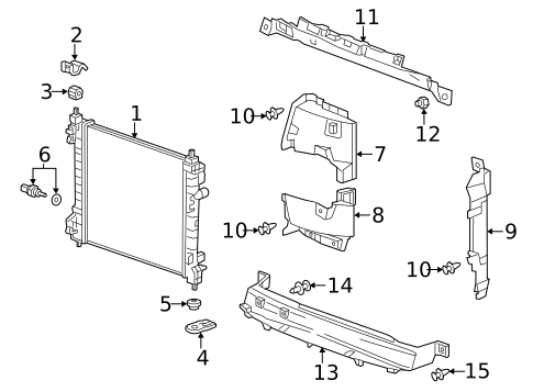 Radiators, Coolers & Related Components for 2013 Chevrolet Spark #0