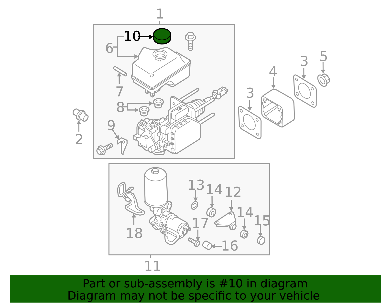 46020-1PA0A - Reservoir Cap Official Nissan Parts Store