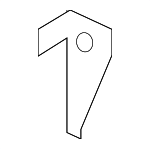 472251LA0A - Body: Reservoir Bracket for Nissan: Armada, Frontier, NV1500, NV2500, NV3500, TITAN, TITAN XD Image