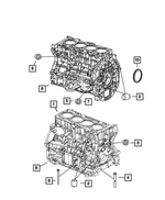 RL183906AF - 2.4L Gas; Engine: Short Block Engine for Mopar Image