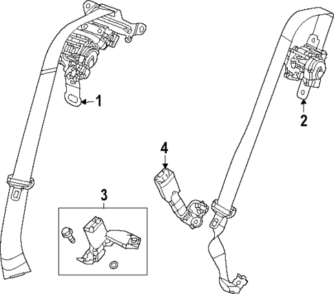 Seat Belt for 2024 Acura Integra #1