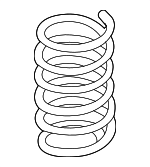 992511115F504 - Suspension: Spring for Porsche: 911 Image