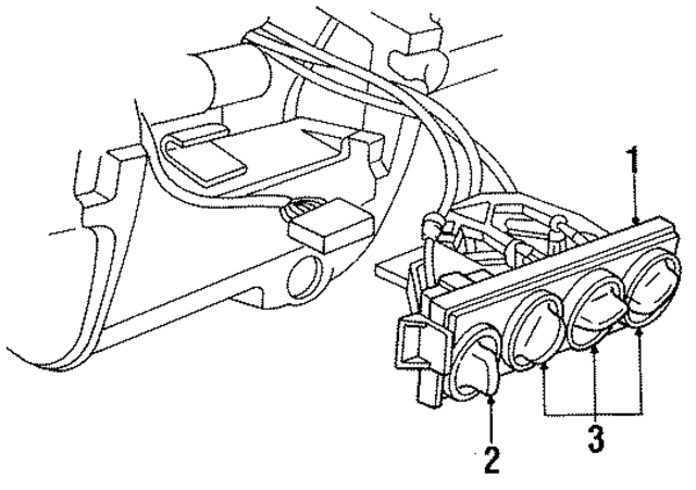4886204AA - HVAC: Control Assembly for Mopar Image