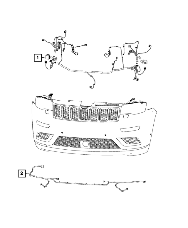 68380225AB - Electrical: Front End Module Wiring for Mopar Image
