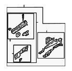 B2YD5420YD - Body: Apron/Rail Assembly for Mazda: Protege, Protege5 Image