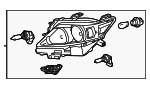 811500E150 - : Headlamp Assembly for Lexus Image