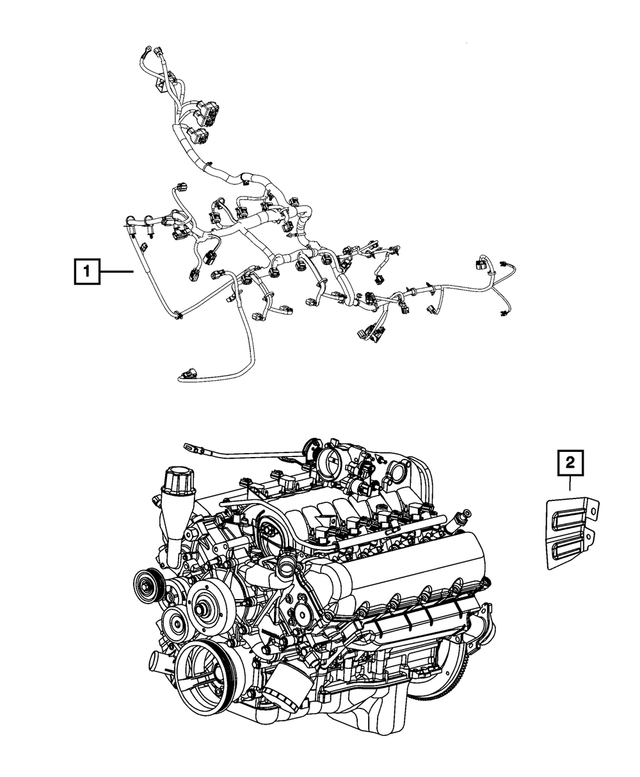 4801675AG - Electrical: Engine Wiring for Mopar Image
