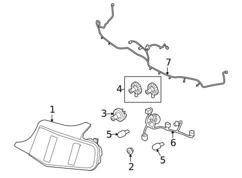 Tail Lamps for 2013 Ford Mustang #0