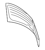 1K6845051L - Body: Lift Gate Glass for Volkswagen: GTI, R32, Rabbit Image