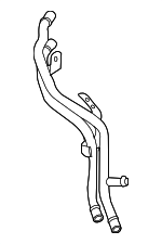 1K0121070AQ - Belts &amp; Cooling: Engine Coolant Pipe for Audi Image