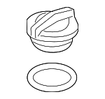 5Q0121321 - Cooling System: Reservoir Cap for Audi: A3, A3 Quattro, A3 Sportback e-tron, A8 Quattro, Q3, Q3 Quattro, RS3, S3, S8, TT, TT Quattro, TTS Quattro Image