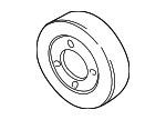 14091833 - Cooling System: Pulley for Buick: Century, Regal, Rendezvous, Skylark, Terraza | Cadillac: Cimarron | Chevrolet: Beretta, Cavalier, Celebrity, Corsica, Equinox, Impala, Lumina, Lumina APV, Malibu, Monte Carlo, Uplander, Venture | Oldsmobile: Achieva, Alero, Cutlass, Cutlass Ciera, Cutlass Cruiser, Cutlass Supreme, Firenza, Silhouette | Pontiac: 6000, Aztek, G6, Grand Am, Grand Prix, Montana, Sunbird, Torrent, Trans Sport | Saturn: Relay Image