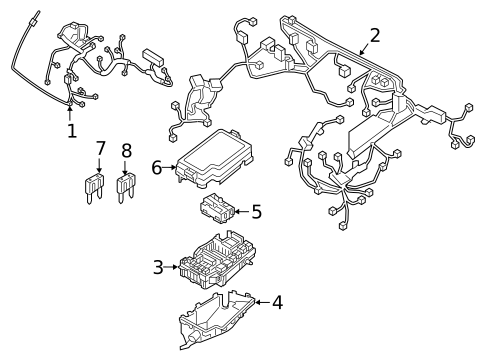 Wiring Harness for 2020 Hyundai Elantra #0