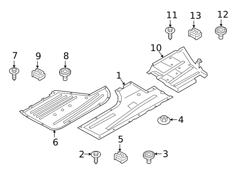 Under Cover & Splash Shields for 2024 BMW 430i xDrive #0