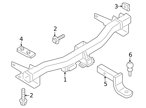 Trailer Hitch Components for 2019 Ford Expedition #0