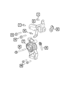 5038876AA - Engine: Engine Mount Bracket for Mopar Image