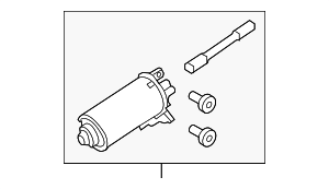 STCM5 - Steering: Motorcraft™ Steering Column Tilt Motor for Ford Image