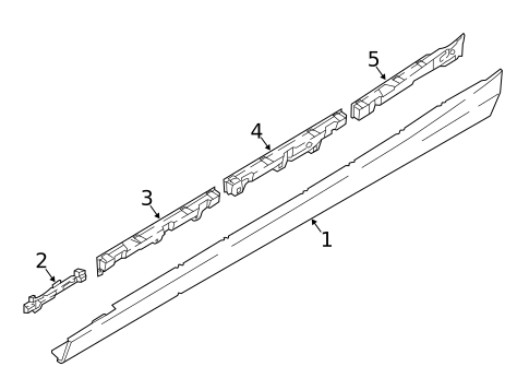 Exterior Trim - Pillars for 2017 BMW M2 #0