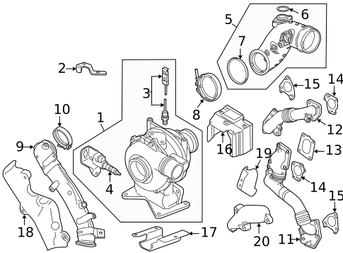 Turbocharger & Components for 2011 Chevrolet Silverado 3500 HD #0