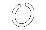 9052188001 - Brakes: Bearing Snap Ring for Lexus: ES300, RX300 Image