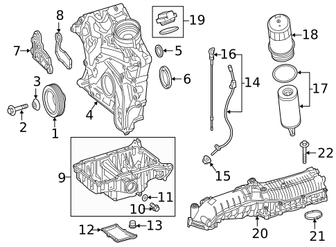 Engine Parts for 2022 Mercedes-Benz C43 AMG #1