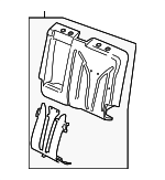 FA1Z5866801A - : Seat Back Pad for Lincoln: MKX, Nautilus Image