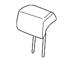 FA1Z58611A08AH - Body: Headrest, Center for Lincoln: MKX, Nautilus Image