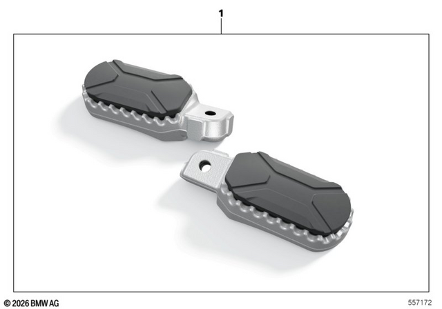 46717108051 - : Passenger foot peg, left for BMW-Motorrad Image
