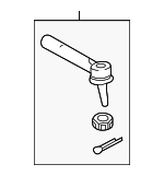 4546009270 - : Outer Tie Rod for Lexus: RX350, RX350L, RX450h, RX450hL Image