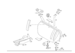 1244702901 - Fuel System: Fuel Tank for Mercedes-Benz Image