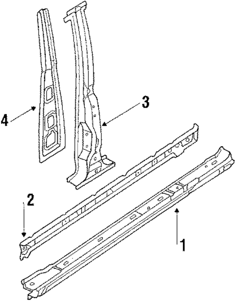 Rocker Panel for 1984 Nissan Stanza #0