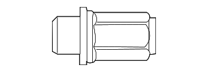 90942A1001 - Suspension: Wheel Lug Nut for Toyota Image